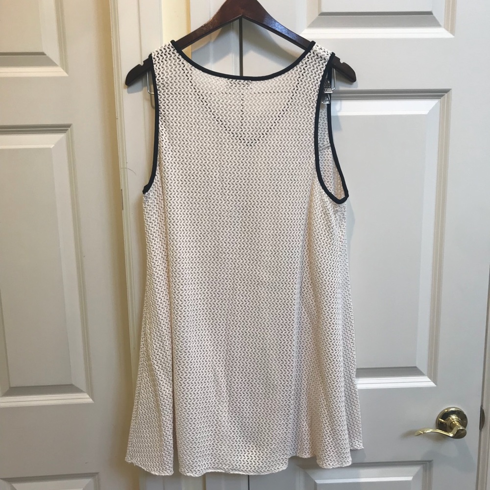 Shoshanna Cream Crotchet Trapeze Knit Cover-up - Picture 6 of 6
